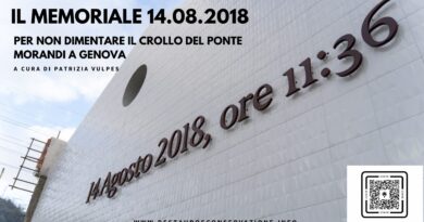 Memoriale 14.08.2018 per non dimenticare il crollo del ponte Morandi